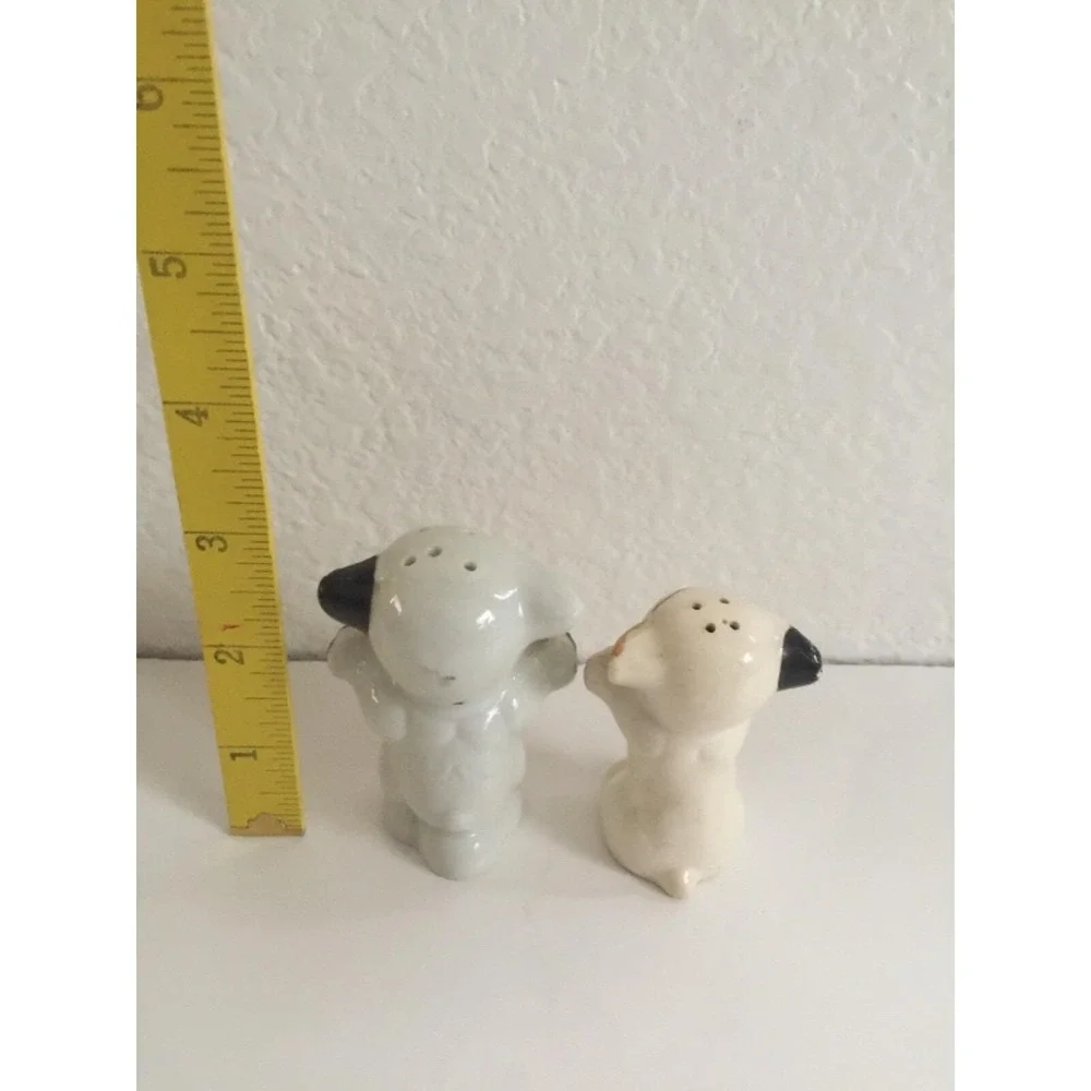 Vintage Pair I'm Salt I'm Pepper Bull Dog Salt and Pepper Shakers French bulldog